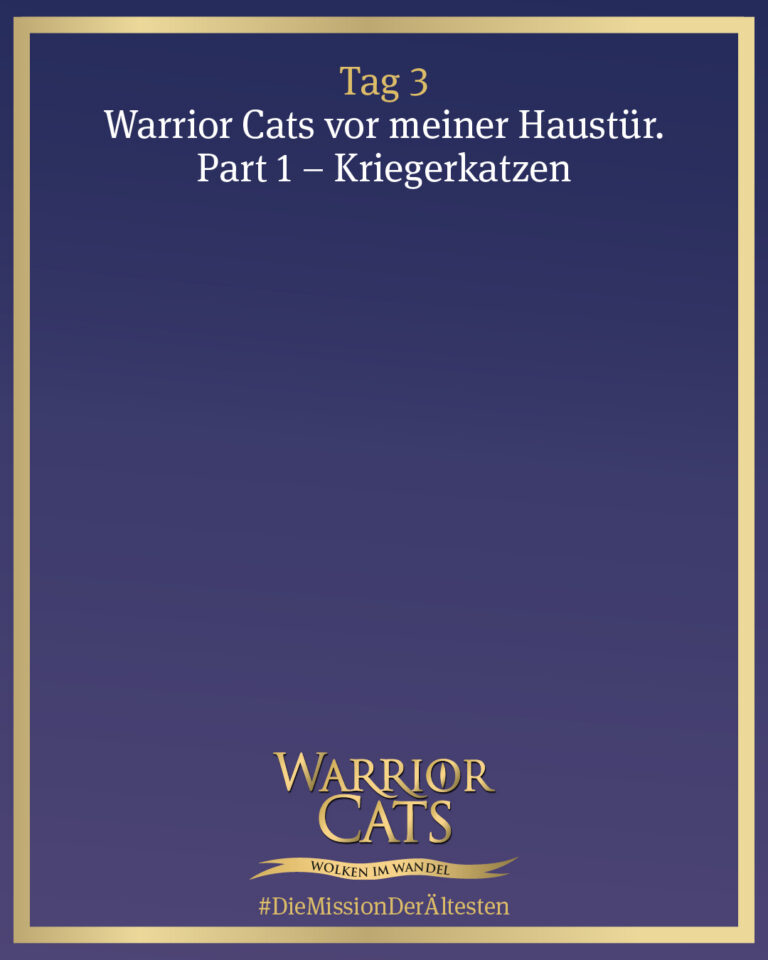 Ein goldener Rahmen, der für die Aufgabe an Tag 3 der Challenge genutzt werden kann. Thema: Warrior Cats vor meiner Haustür.